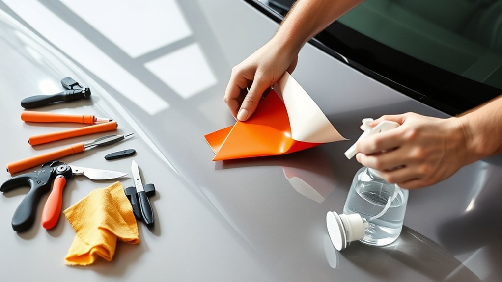 proper tools for decal removal