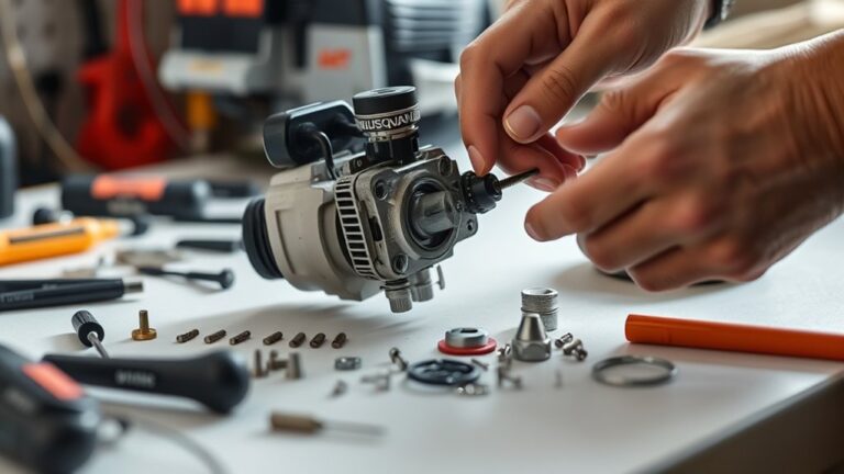 rebuild husqvarna trimmer carburetor