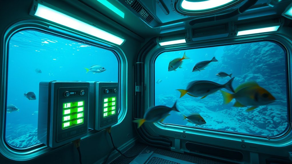 recharge batteries efficiently underwater