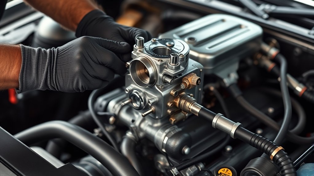 remove and disconnect intake parts