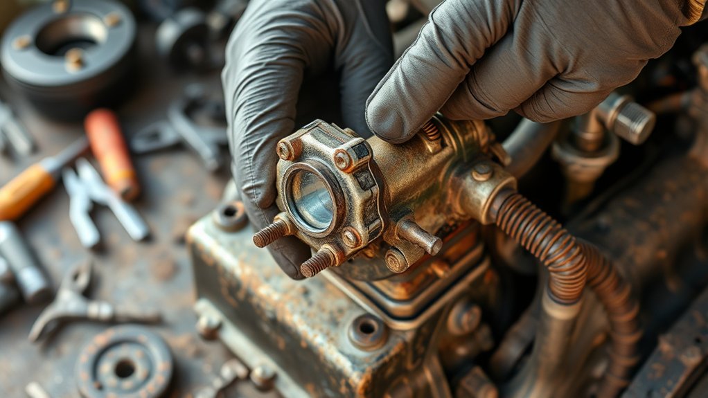 remove carburetor safely