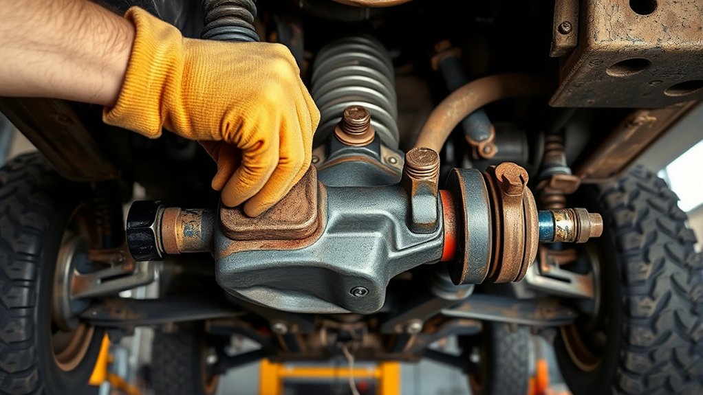 remove cv axle components