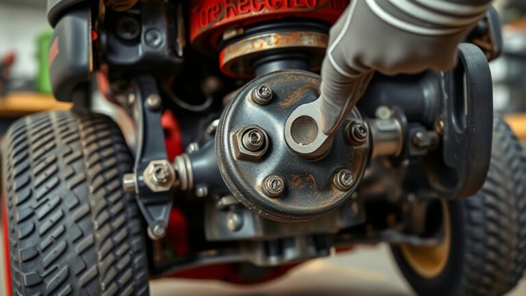 removing rear axle assembly
