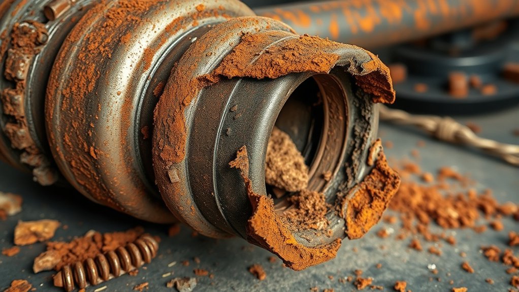 rust damages cv axles