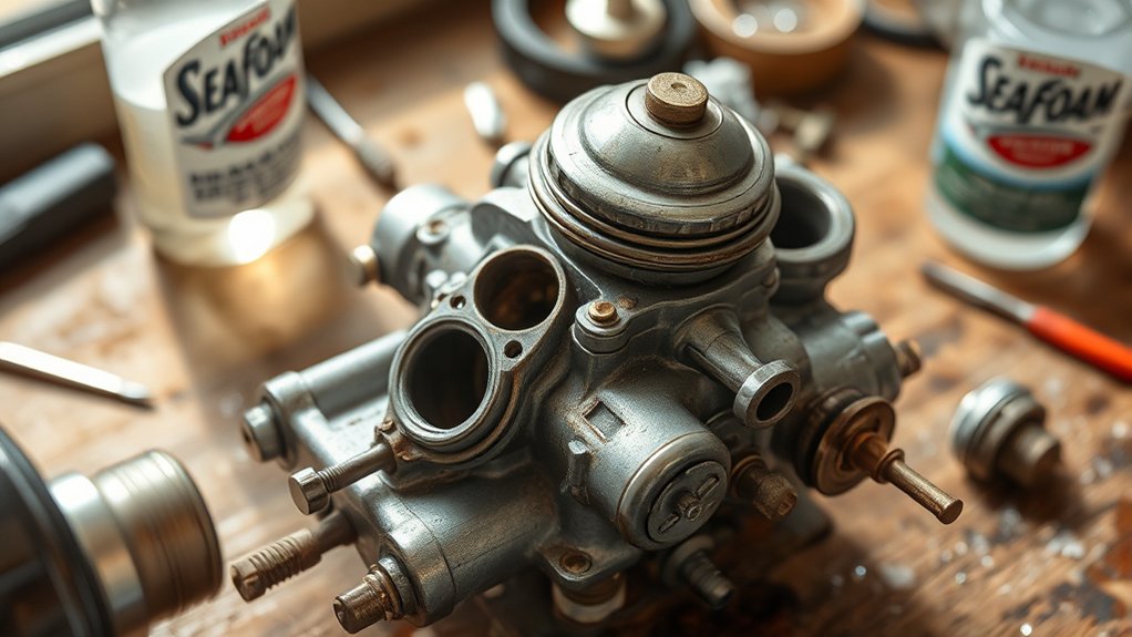 seafoam cleans carburetor buildup