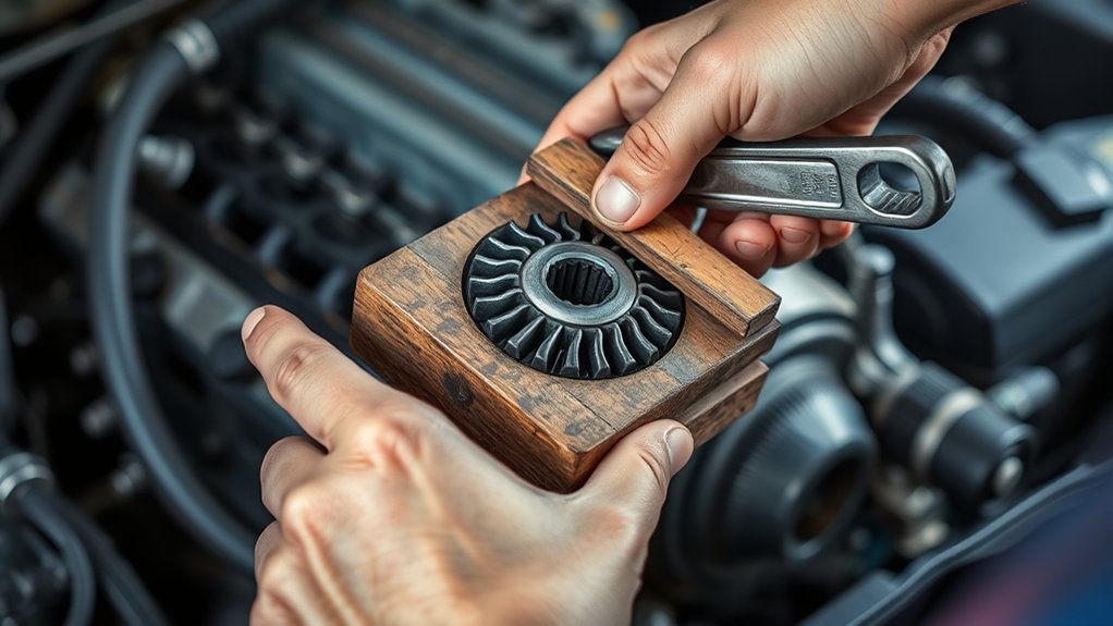 secure fan clutch with household items