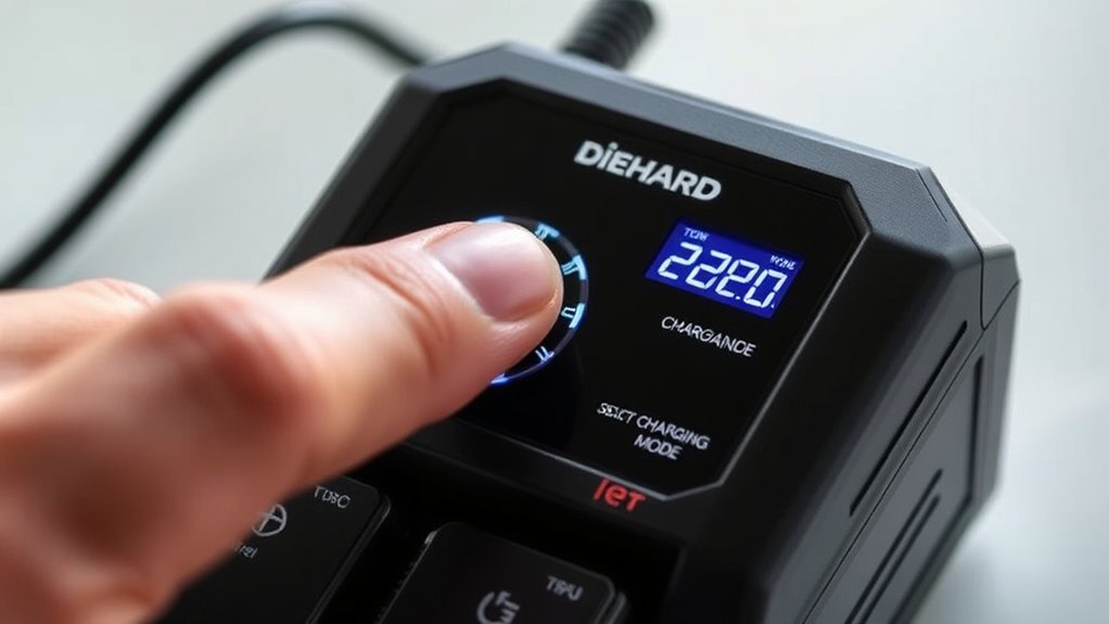 select appropriate charging mode