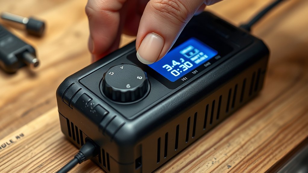set voltage and mode
