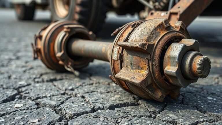 signs of axle damage