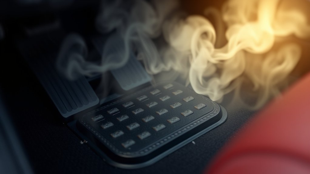 signs of clutch overheating