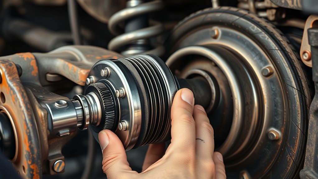 signs of cv axle failure