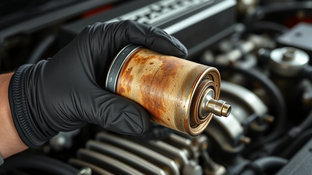 signs of fuel filter failure
