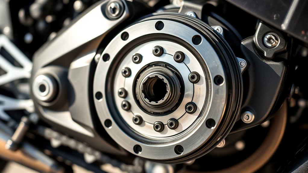 slipper clutch reduces wheel hop