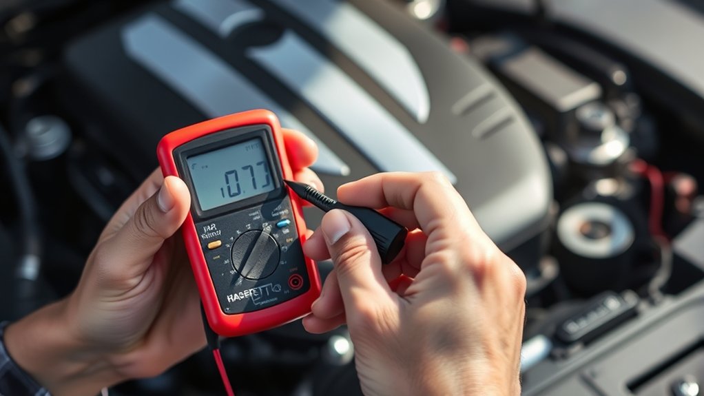 test relay with multimeter