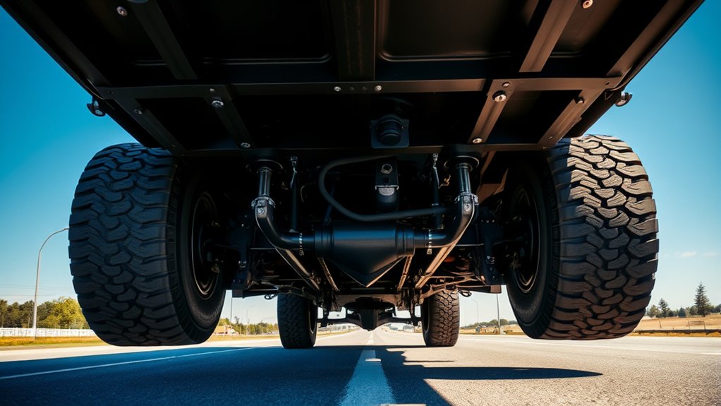three axle vehicle stability
