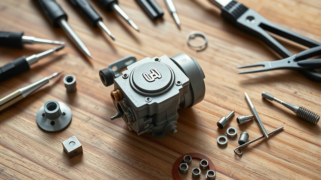 tools and parts preparation