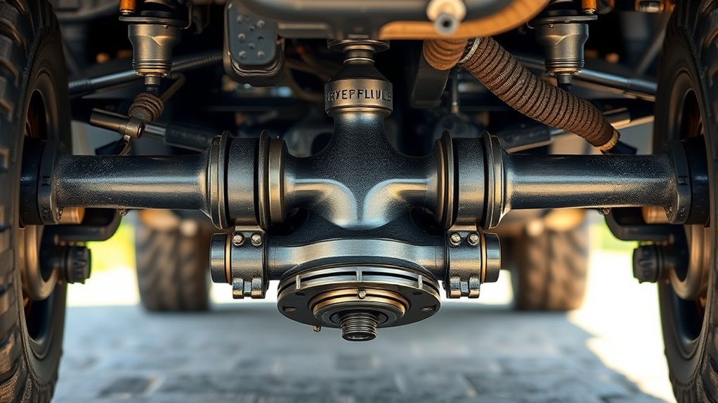 transmits power to wheels