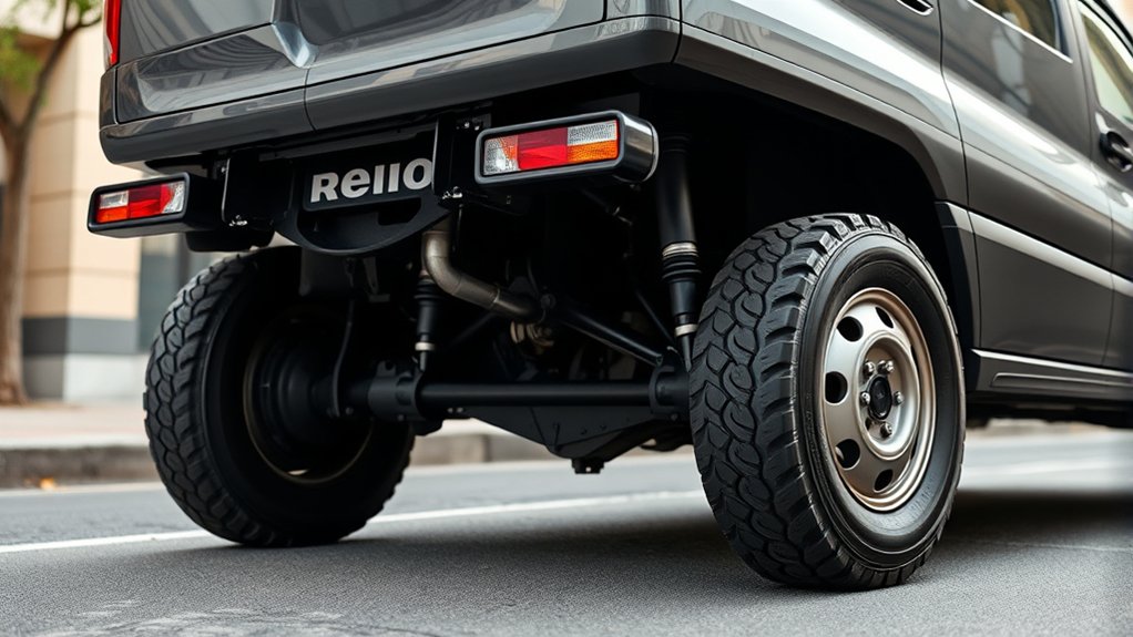 two axles support weight