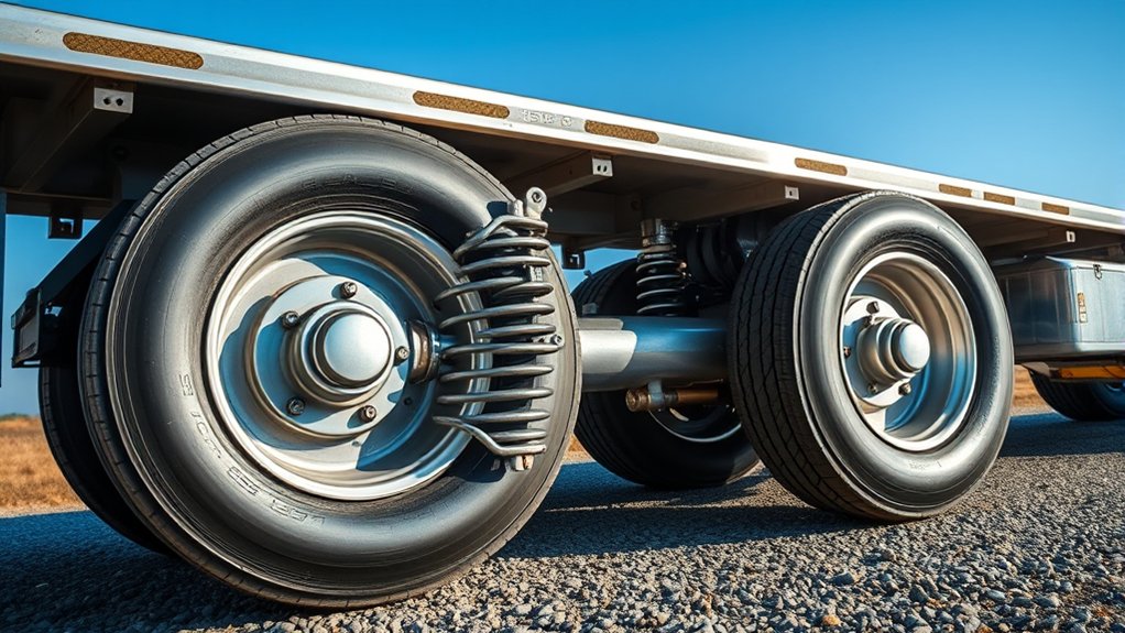 two closely spaced axles