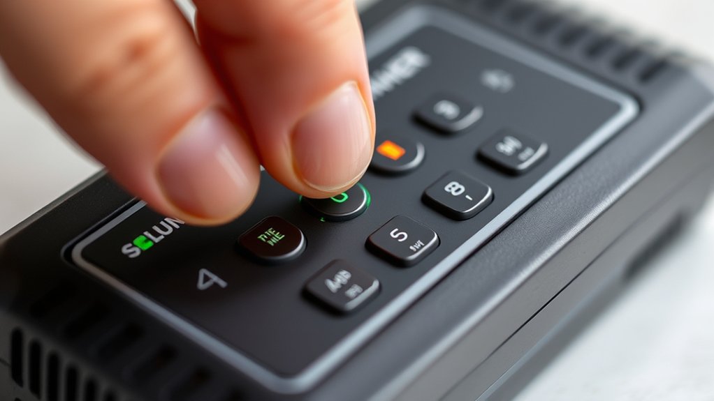 understanding charger button functions