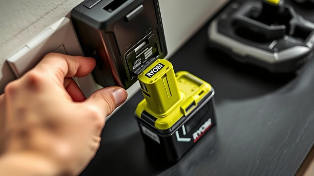 unplug release handle carefully