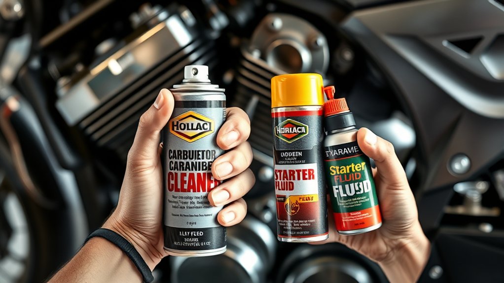 use proper starting fluids