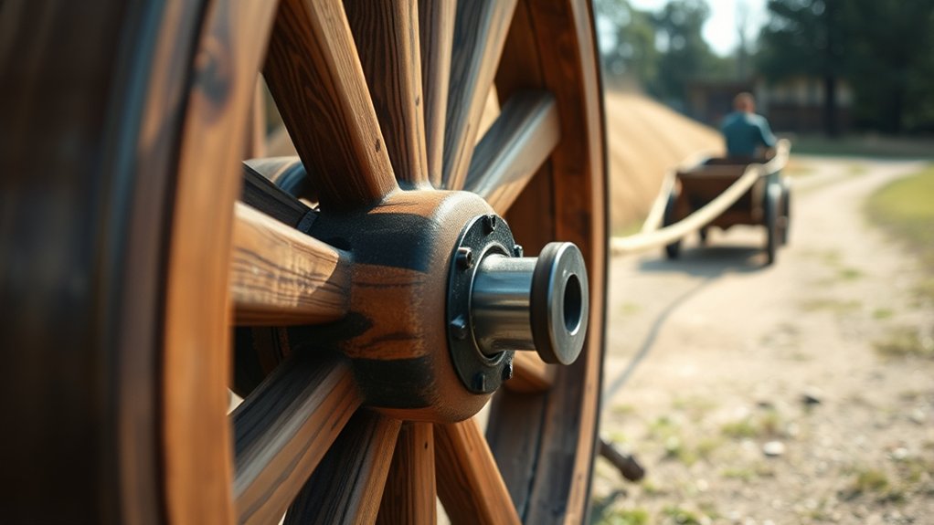 wheel rotation converts to distance