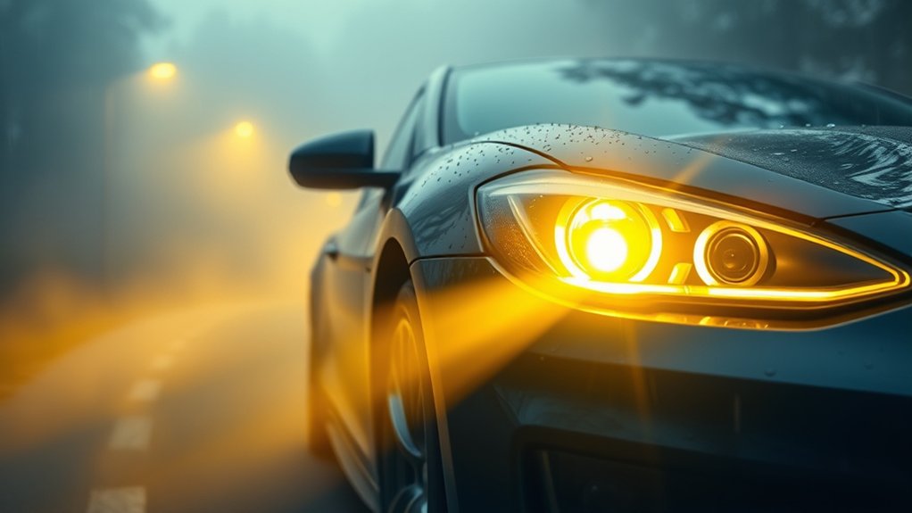yellow lights improve visibility